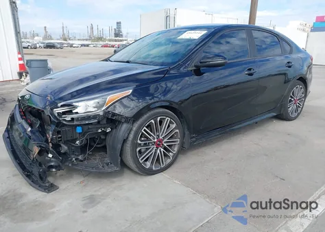 2021 Kia Forte Gt z USA, uszkodzony, nr VIN 3KPF44AC3ME320506